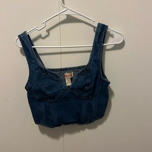 Cropped Jean top